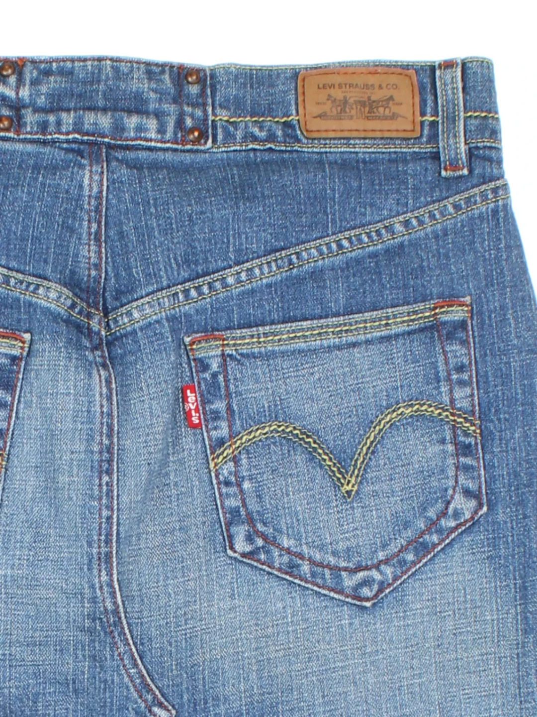 Levi Strauss Denim Midi Skirts (Size L) - VintageFolk