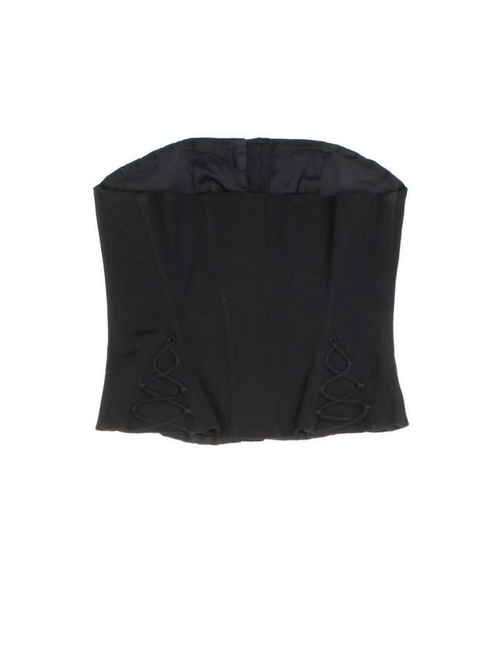 Y2K Karen Millen Corset (Size XXS) - VintageFolk