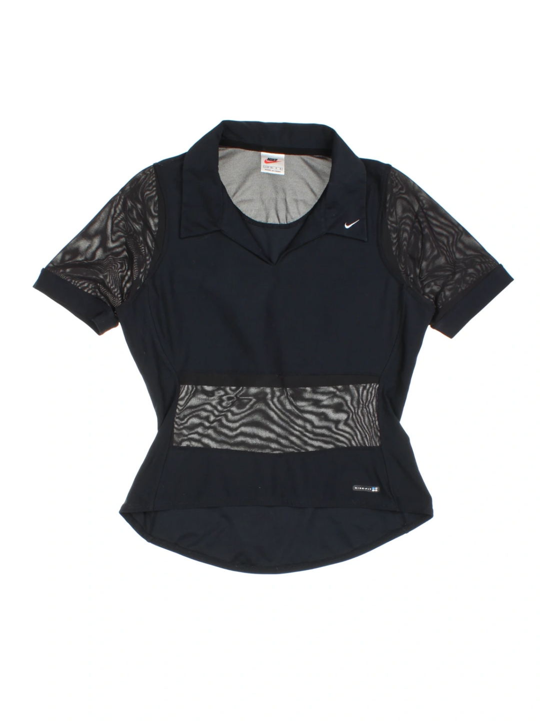 90'S Nike Mesh Tech Top (Size S) - VintageFolk