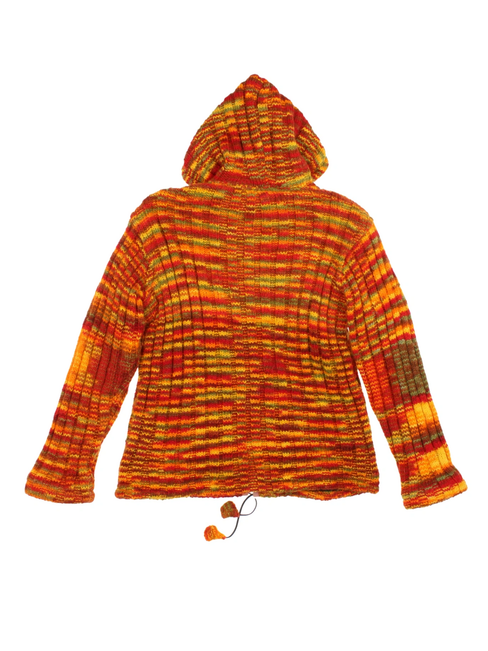 Nepal Woollen Zip Up Festival Cardigan (Size  M) - VintageFolk