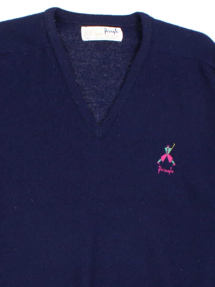 80's Pringle Golf Jumper (Size L) - VintageFolk
