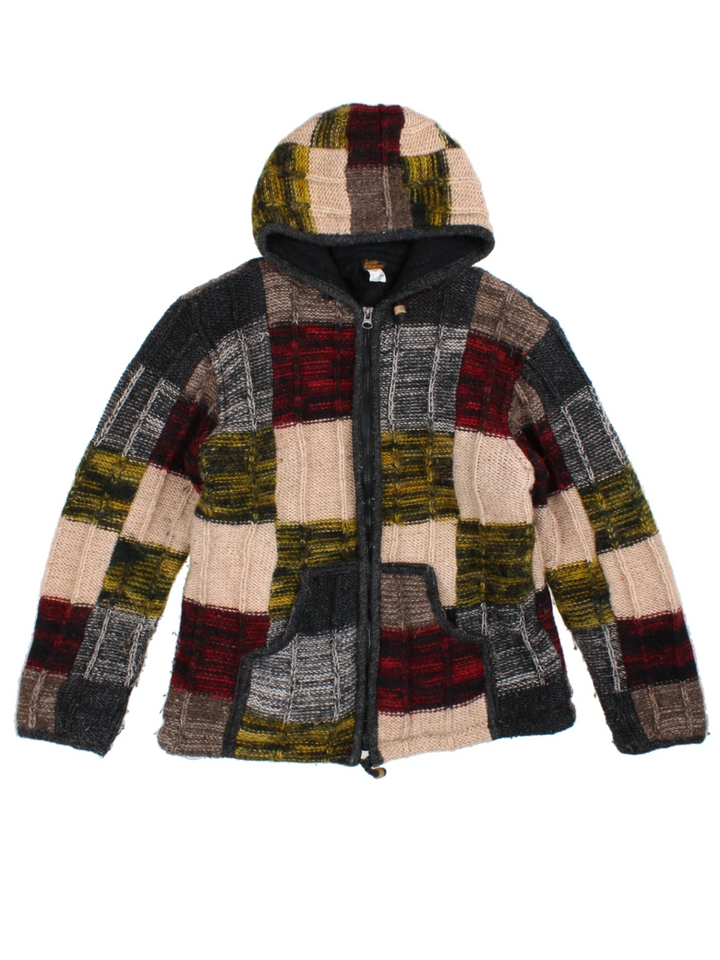 Gheri Patchwork Festival Jacket (Size L) - VintageFolk