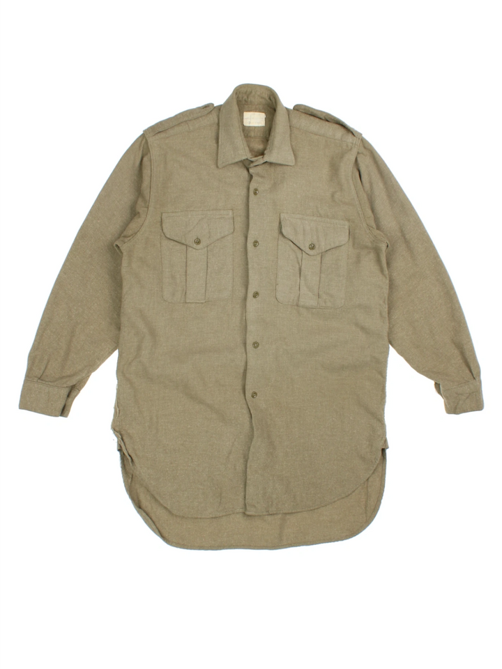 60's French Army M47 Field Shirt (Size S) - VintageFolk
