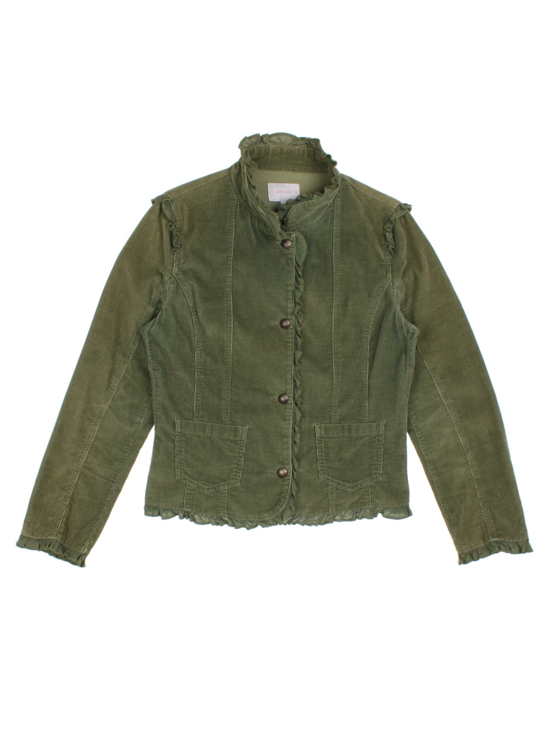 Y2K Military Jacket (Size S) - VintageFolk