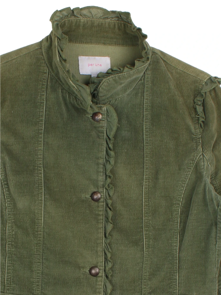 Y2K Military Jacket (Size S) - VintageFolk