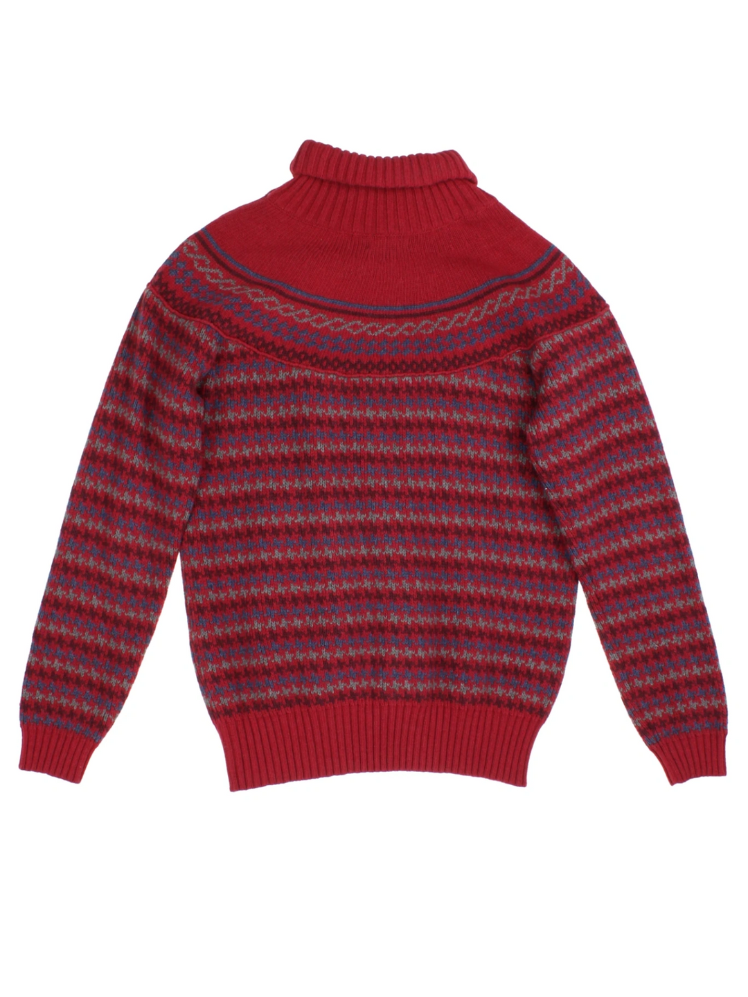 Barbour Houndstooth Roll Neck (Size M) - VintageFolk