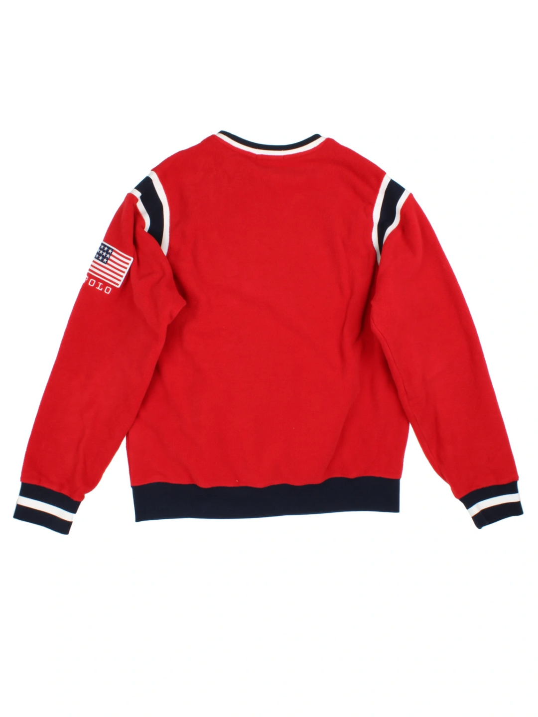 Ralph Lauren USA Fleece Crewneck Sweater (Size M)