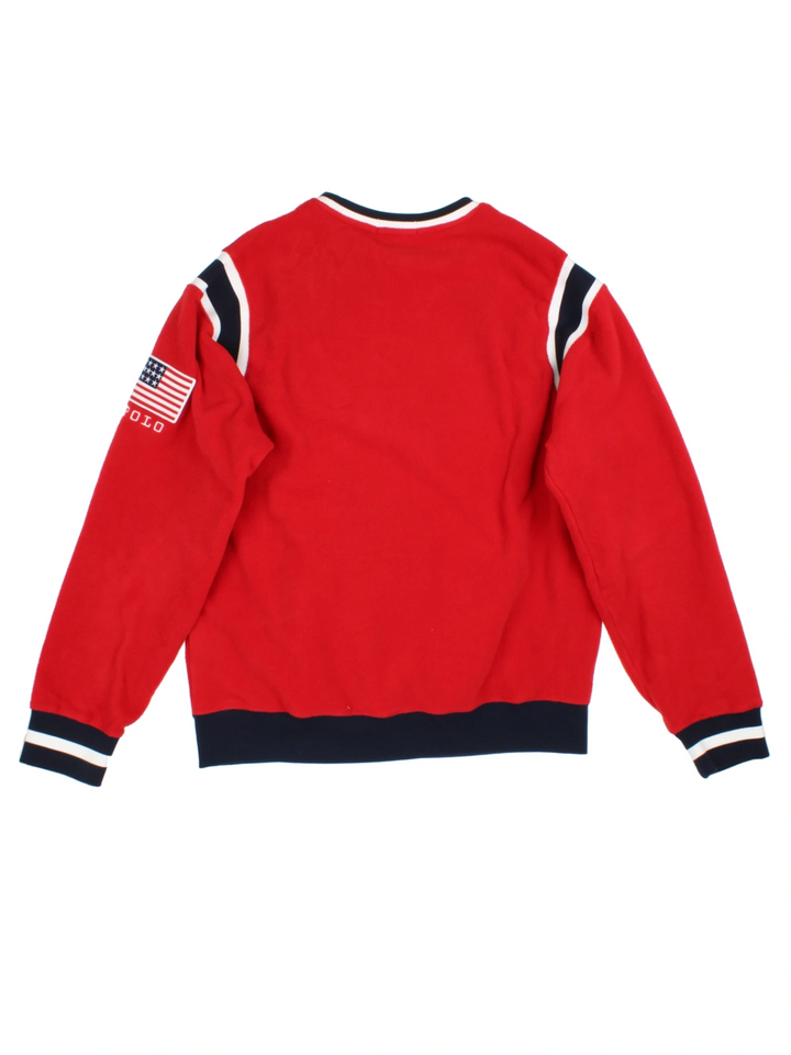 Ralph Lauren USA Fleece Crewneck Sweater (Size M)