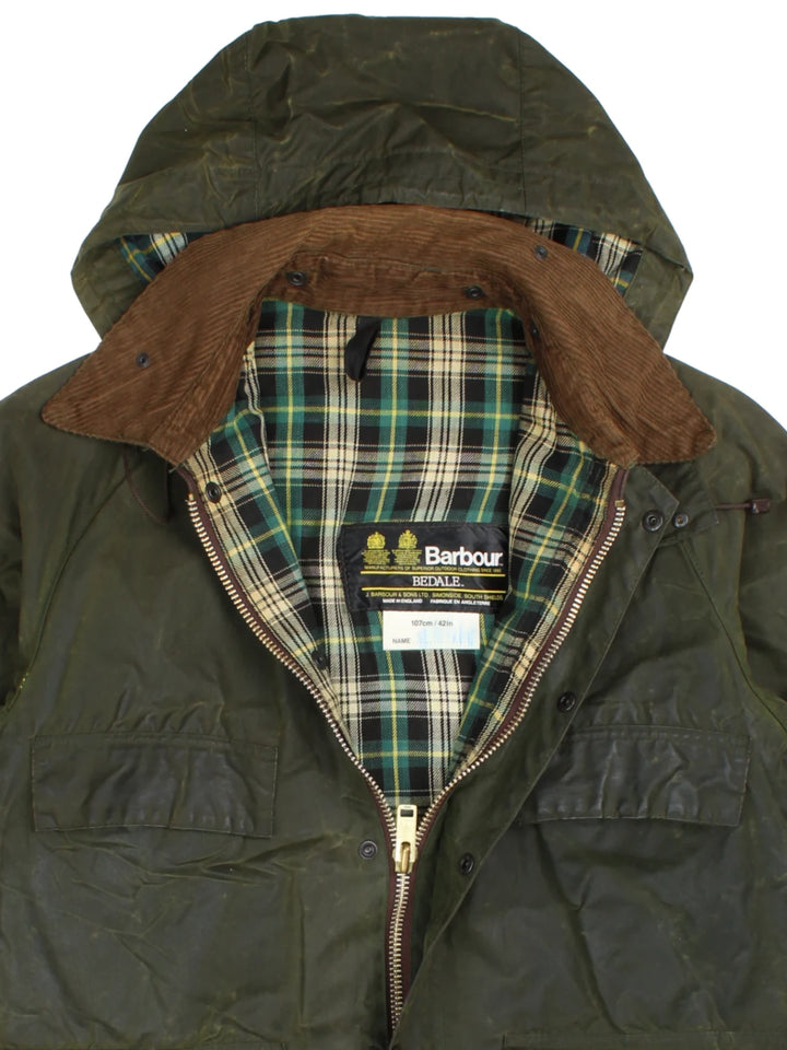 Barbour Beadle Wax Jacket (Size L) - VintageFolk