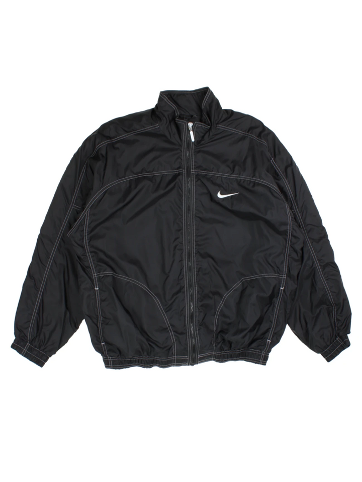 Y2K Nike Swoosh Windbreaker Jacket (Size L)