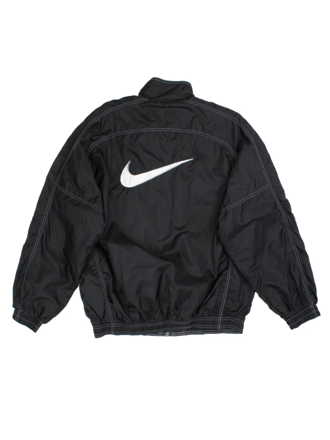Y2K Nike Swoosh Windbreaker Jacket (Size L)