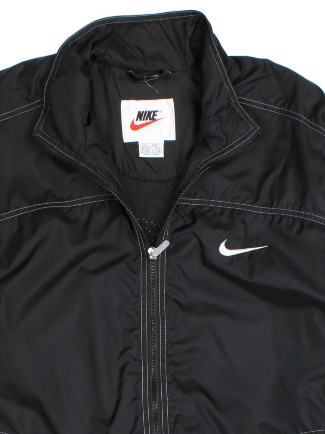Y2K Nike Swoosh Windbreaker Jacket (Size L)