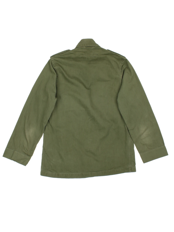 Dutch Army HBT Utility Shirt (Size S) - VintageFolk