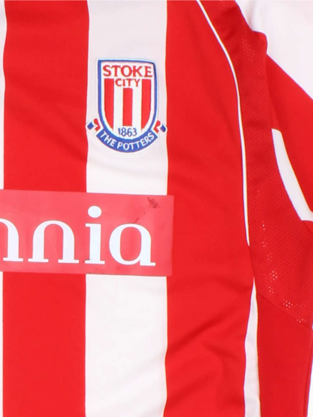 09-10 Le Coq Sportif Stoke City Home Football Shirt (Size M) - VintageFolk