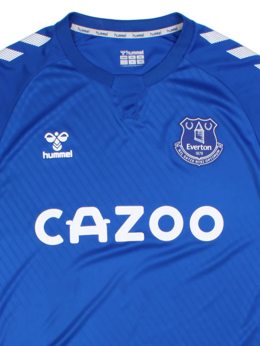 20-21 Hummel Everton F.C. Home Football Shirt (Size M) - VintageFolk
