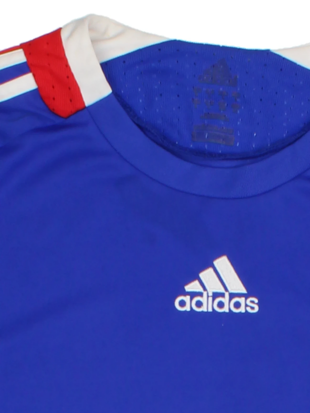 07-08 Adidas France Home Football Shirt (Size L) - VintageFolk