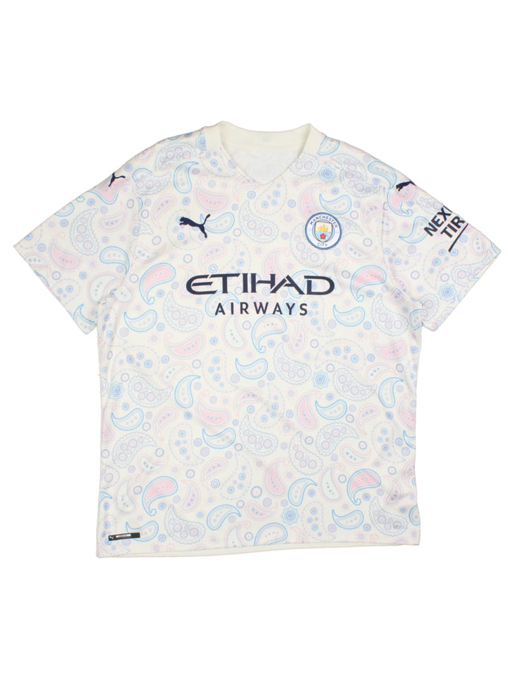 20-21 Puma Manchester City Third Football Shirt (Size XL) - VintageFolk