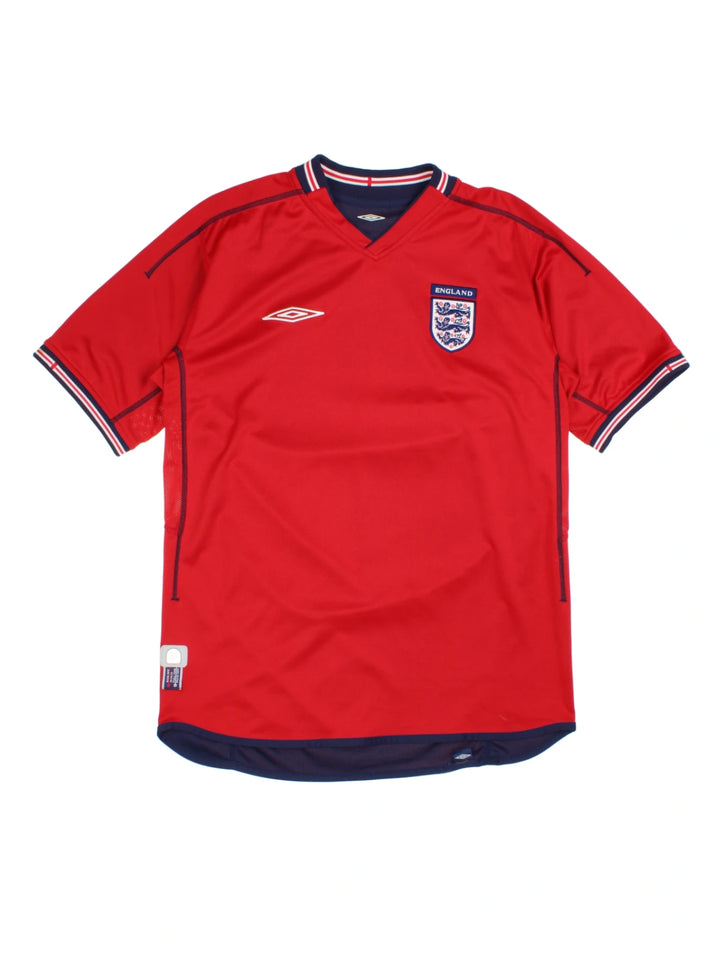 02-04 Umbro England Reversible Away Football Shirt (Size M) - VintageFolk