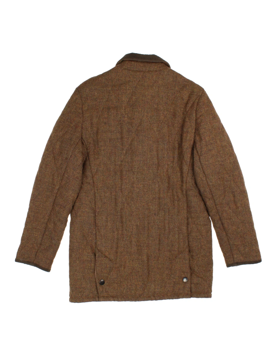 Barbour Quilted Shetland Tweed Jacket (Size S) - VintageFolk