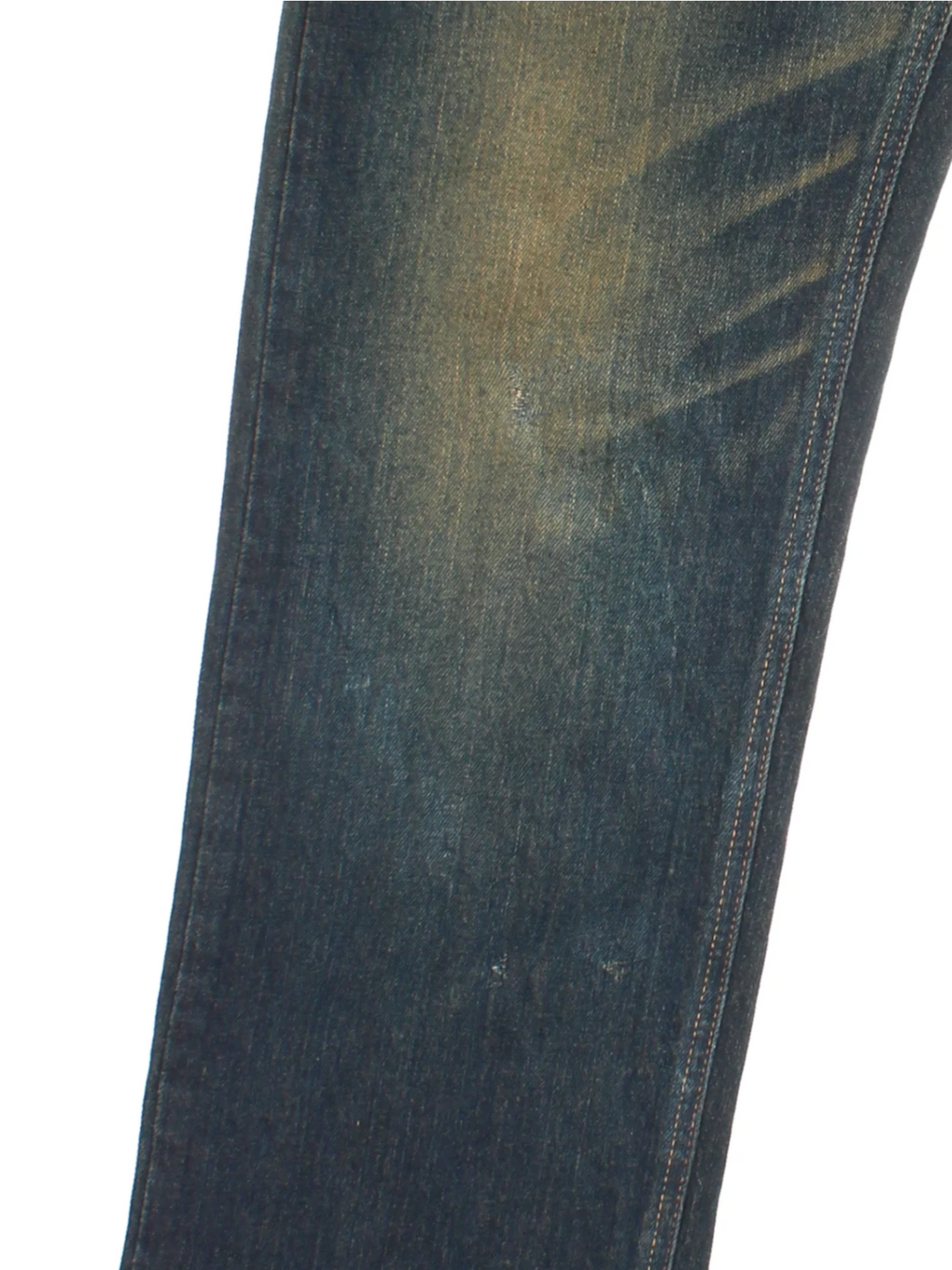 Y2K Edwin Leather Patch Jeans (Size M)