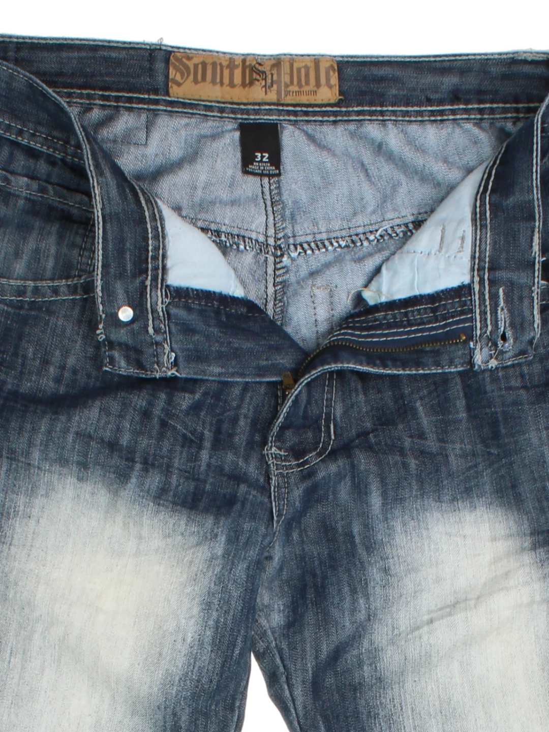 Y2K South Pole Jeans (Size M) - VintageFolk