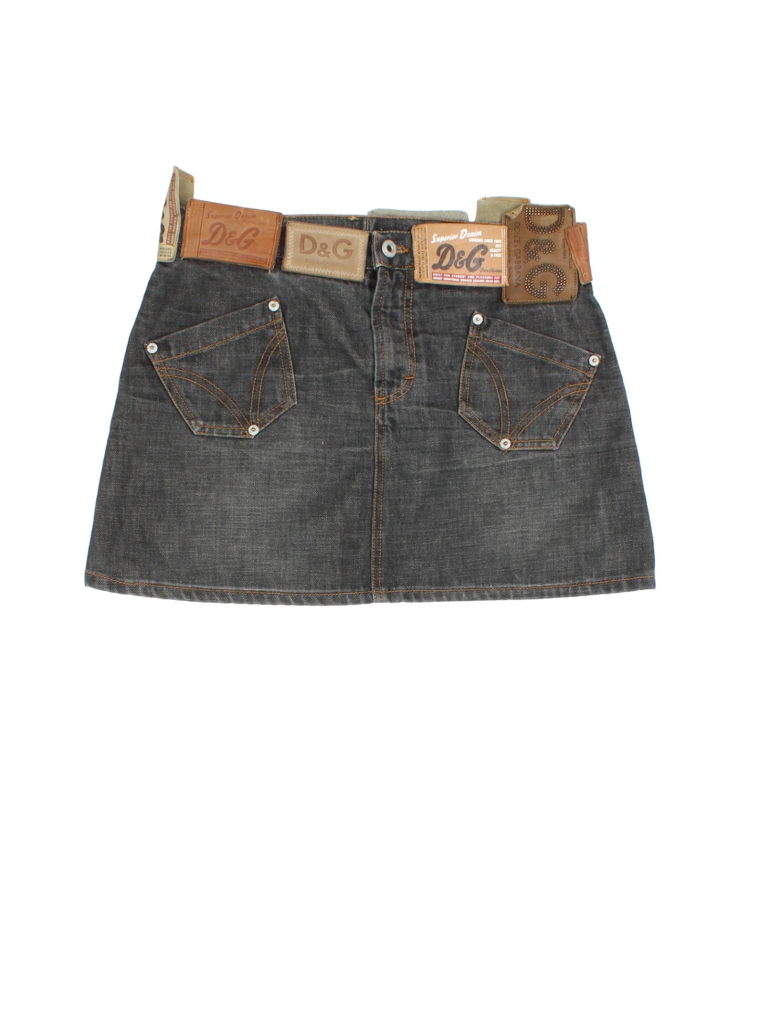 Y2K Dolce & Gabbana Mini Skirt (Size M) - VintageFolk