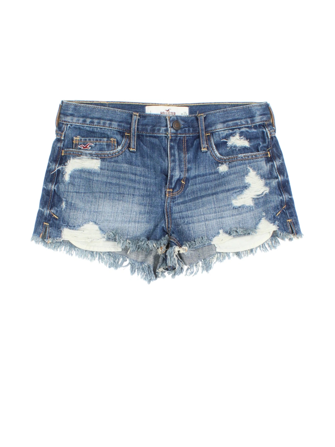 Y2K Hollister Denim Short (Size L) - VintageFolk