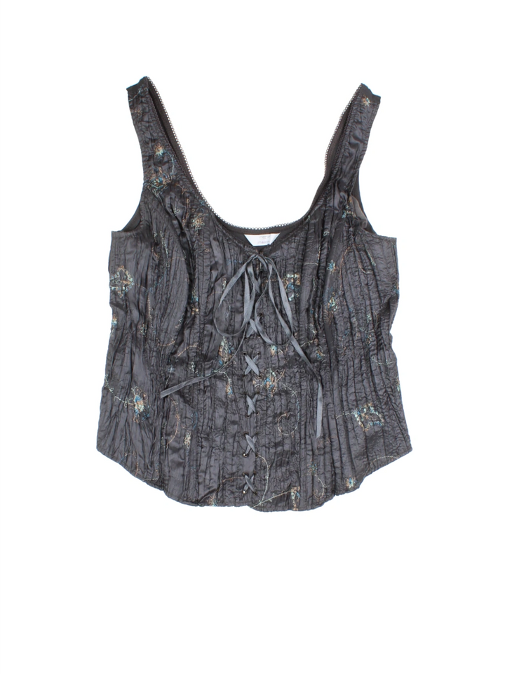 90's New Look Corset Top (Size M) - VintageFolk