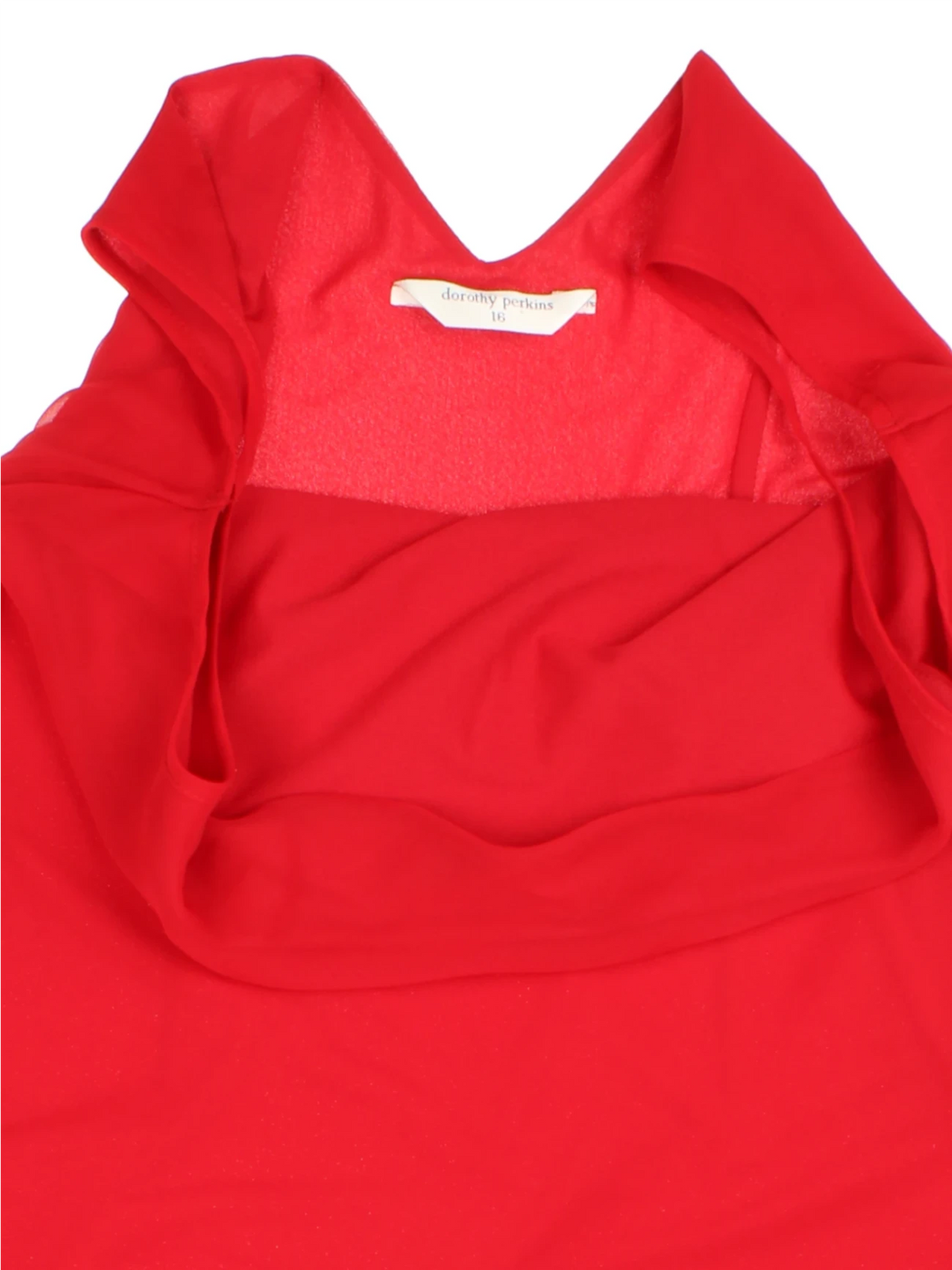 Y2K Sheer Layered Midi Dress (Size M) - VintageFolk
