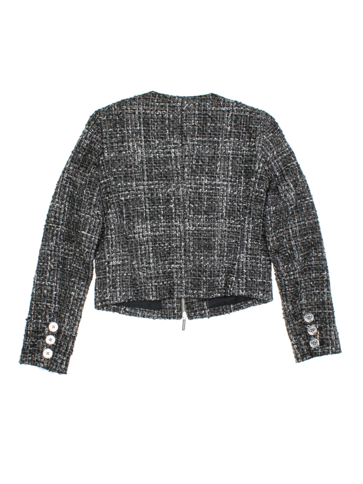 Y2K Michael Kors Tweed Jacket (Size XXS) - VintageFolk