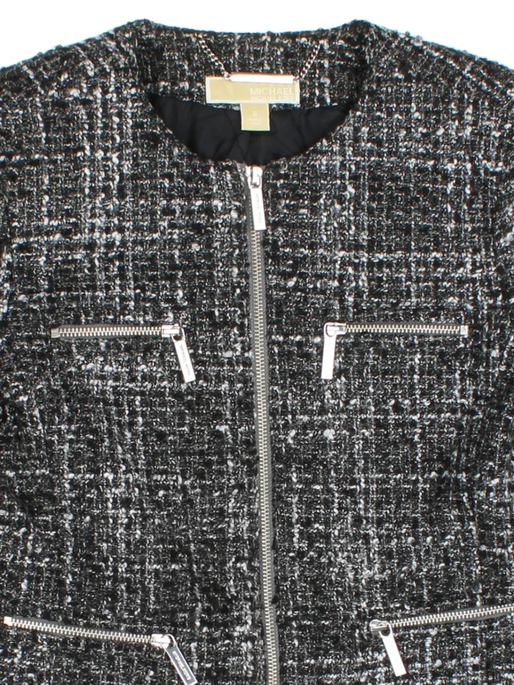 Y2K Michael Kors Tweed Jacket (Size XXS) - VintageFolk