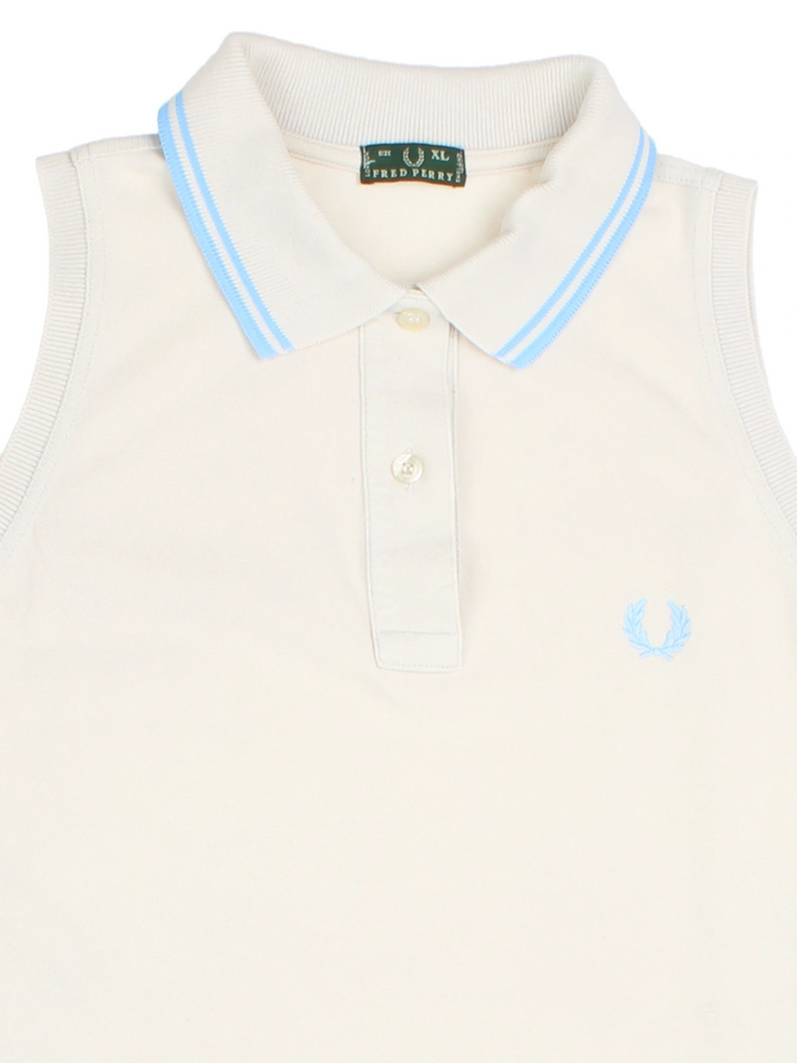 Fred Perry Sleeveless Polo (Size XS) - VintageFolk