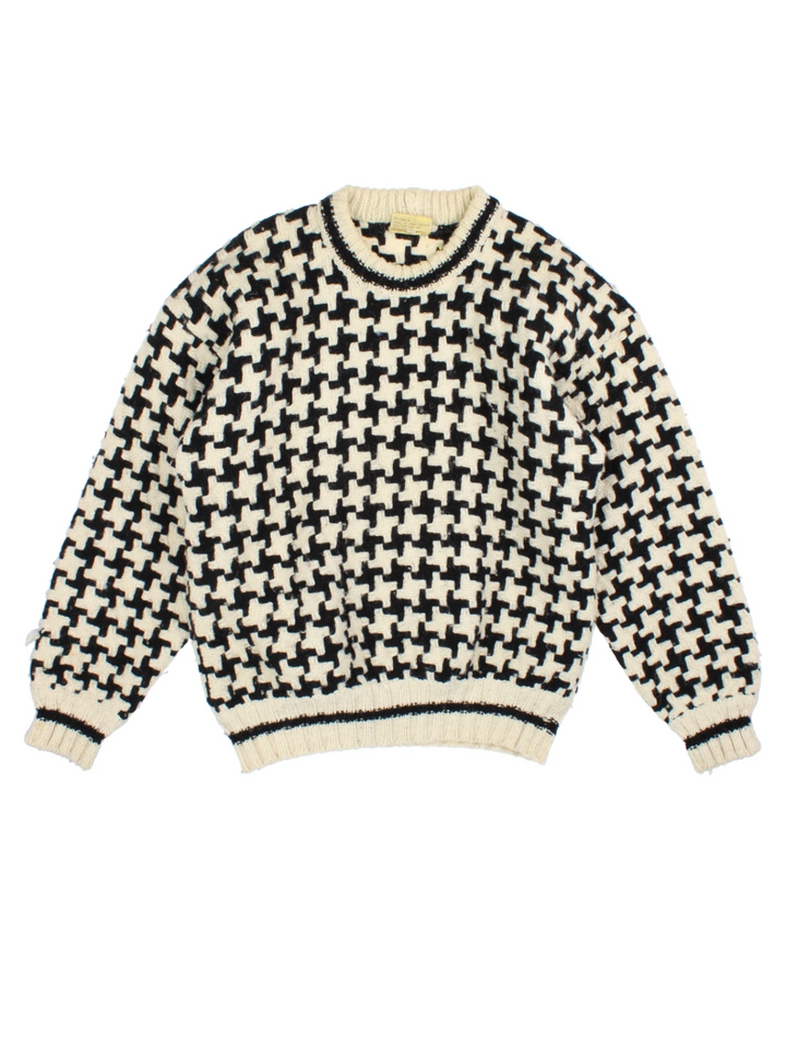 90's Pachamama Houndstooth Jumper (Size L)