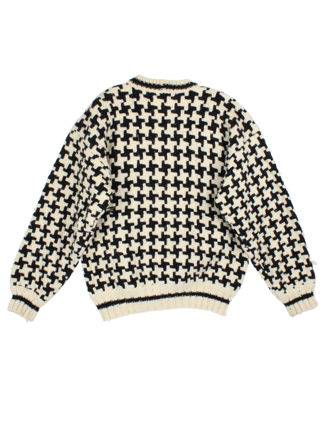 90's Pachamama Houndstooth Jumper (Size L)