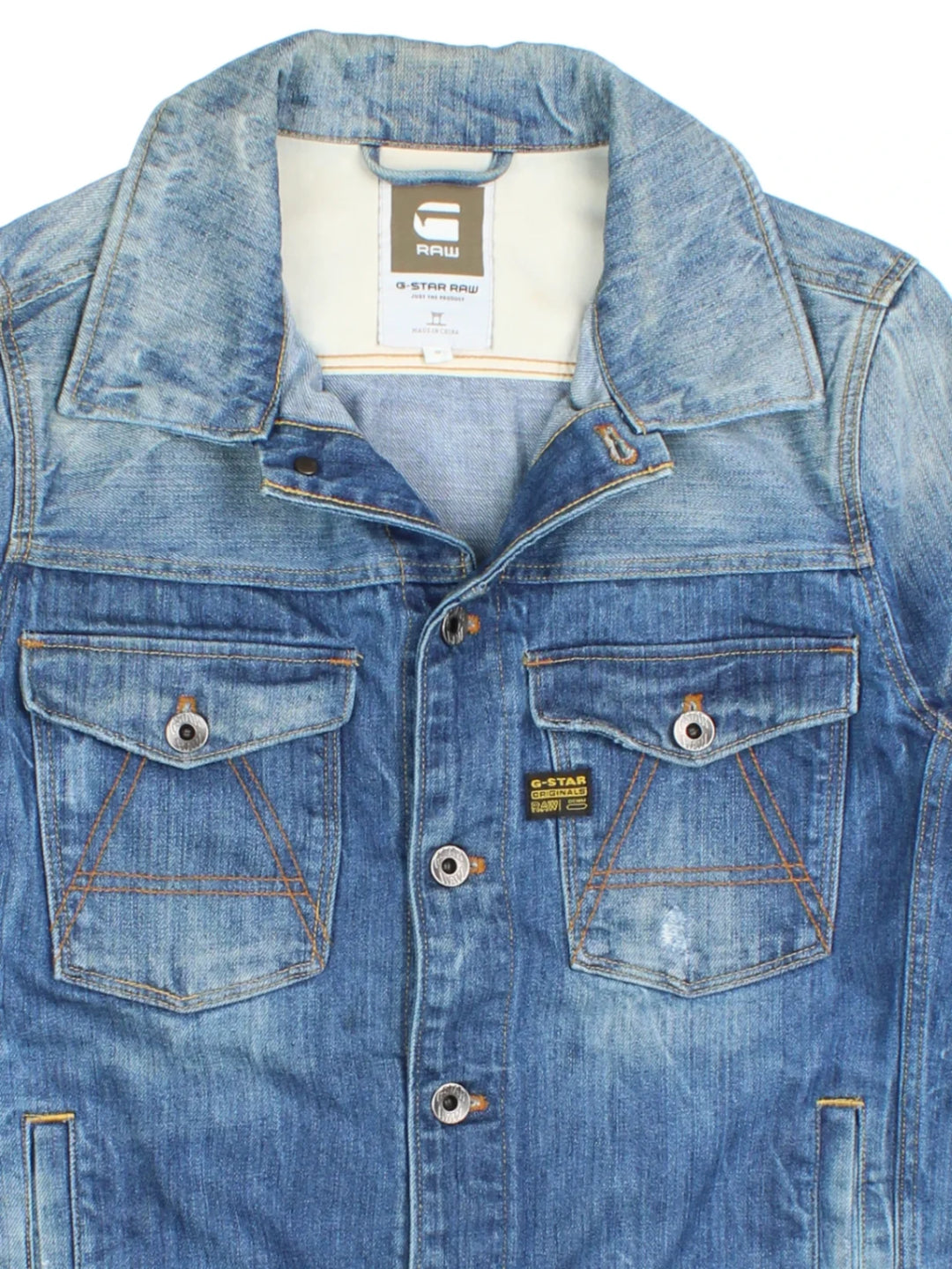 Y2K G-Star RAW Slim Denim Jacket (Size XXS)