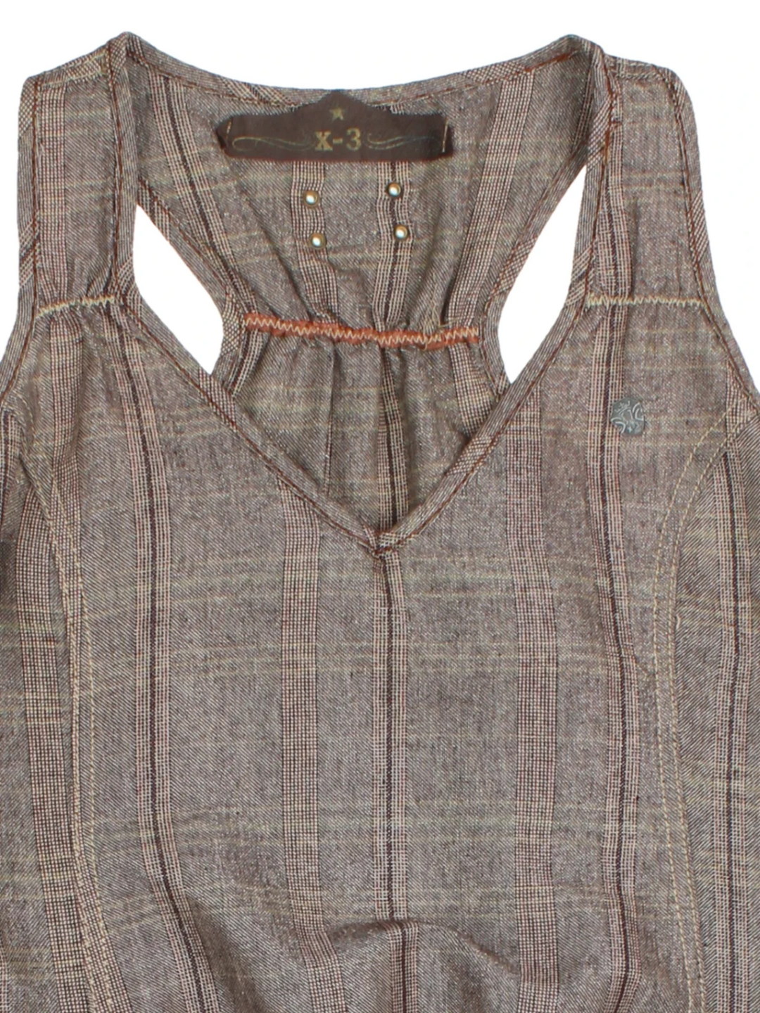 Y2K Plaid Mini Dress (Size S)
