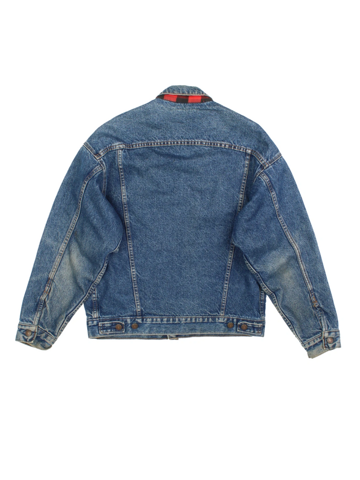 80's Levi Strauss Flannel Lined Denim Jacket (Size M)