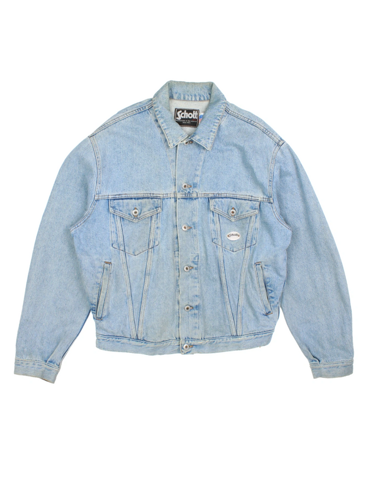 80's Schott Denim Jacket (Size XL) - VintageFolk