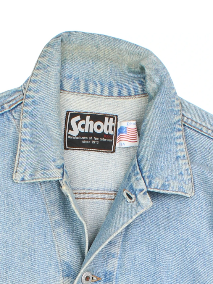 80's Schott Denim Jacket (Size XL) - VintageFolk