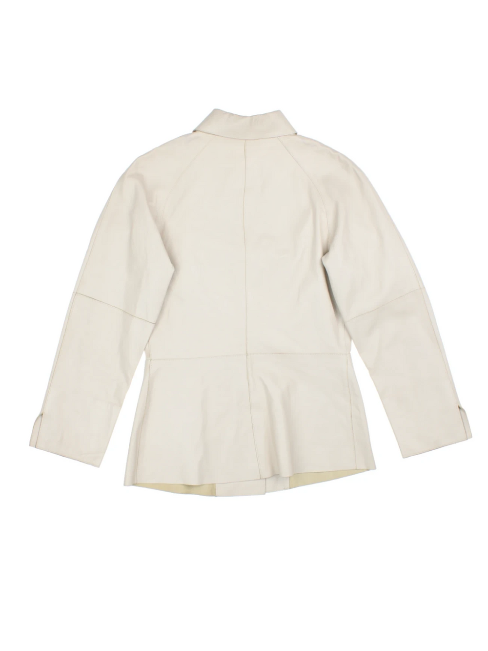 90's Braided Leather Jacket (Size S) - VintageFolk