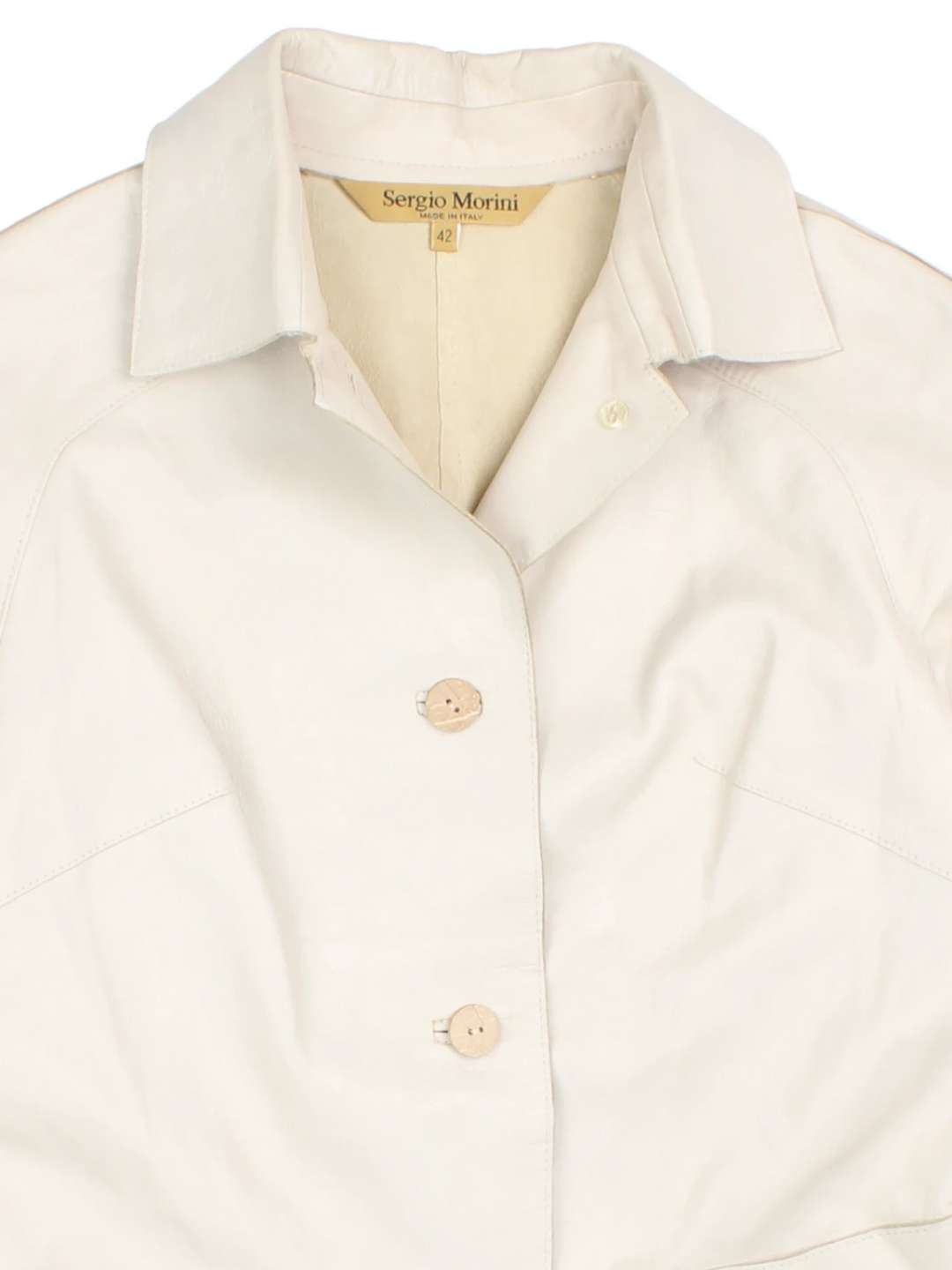 90's Braided Leather Jacket (Size S) - VintageFolk