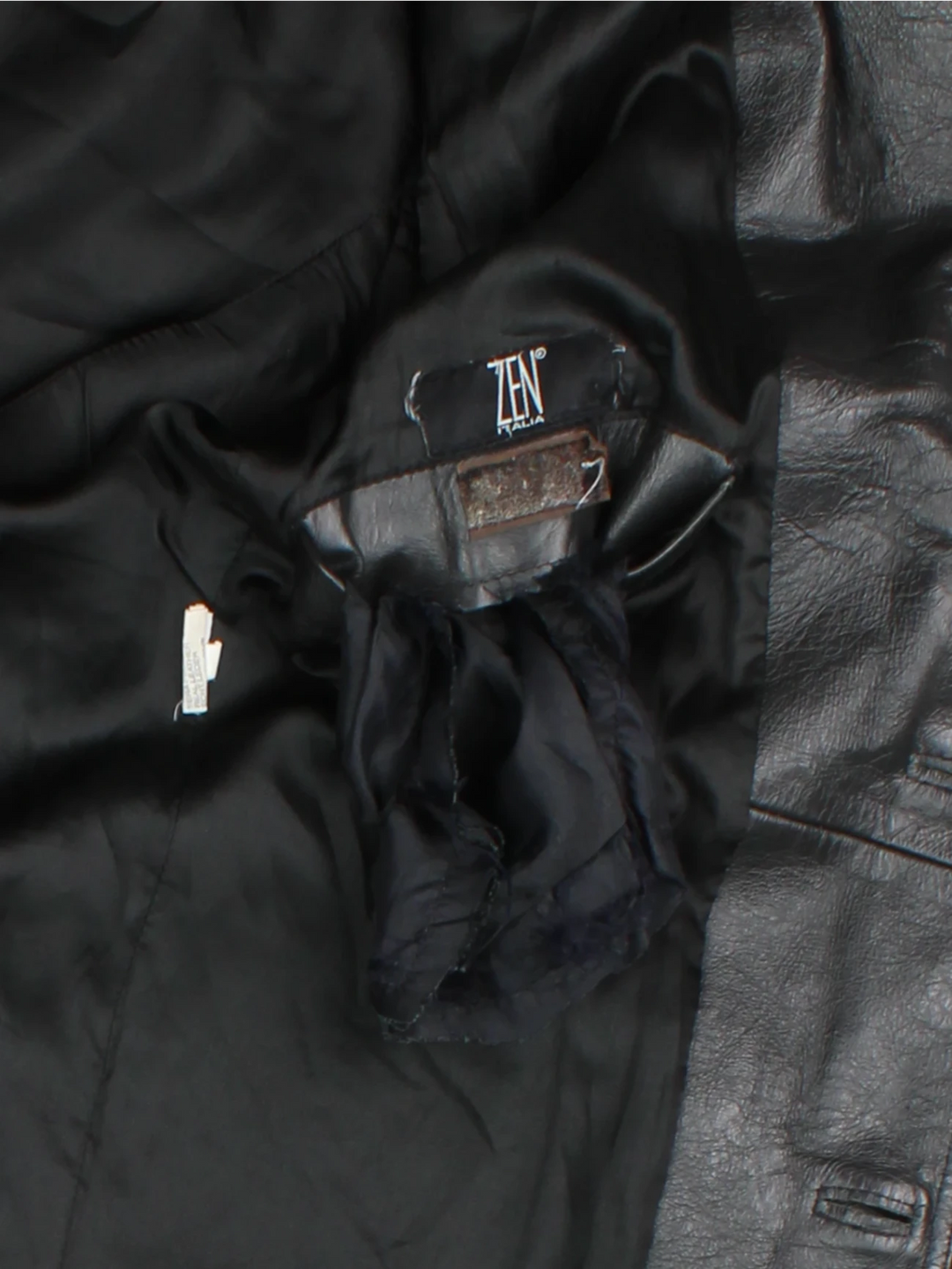 90's Leather Blazer (Size M) - VintageFolk