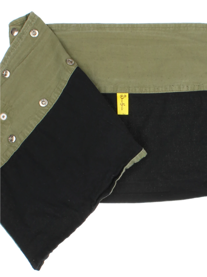 Y2K Studded Festival Wrap Mini Skirt (Size XS) - VintageFolk