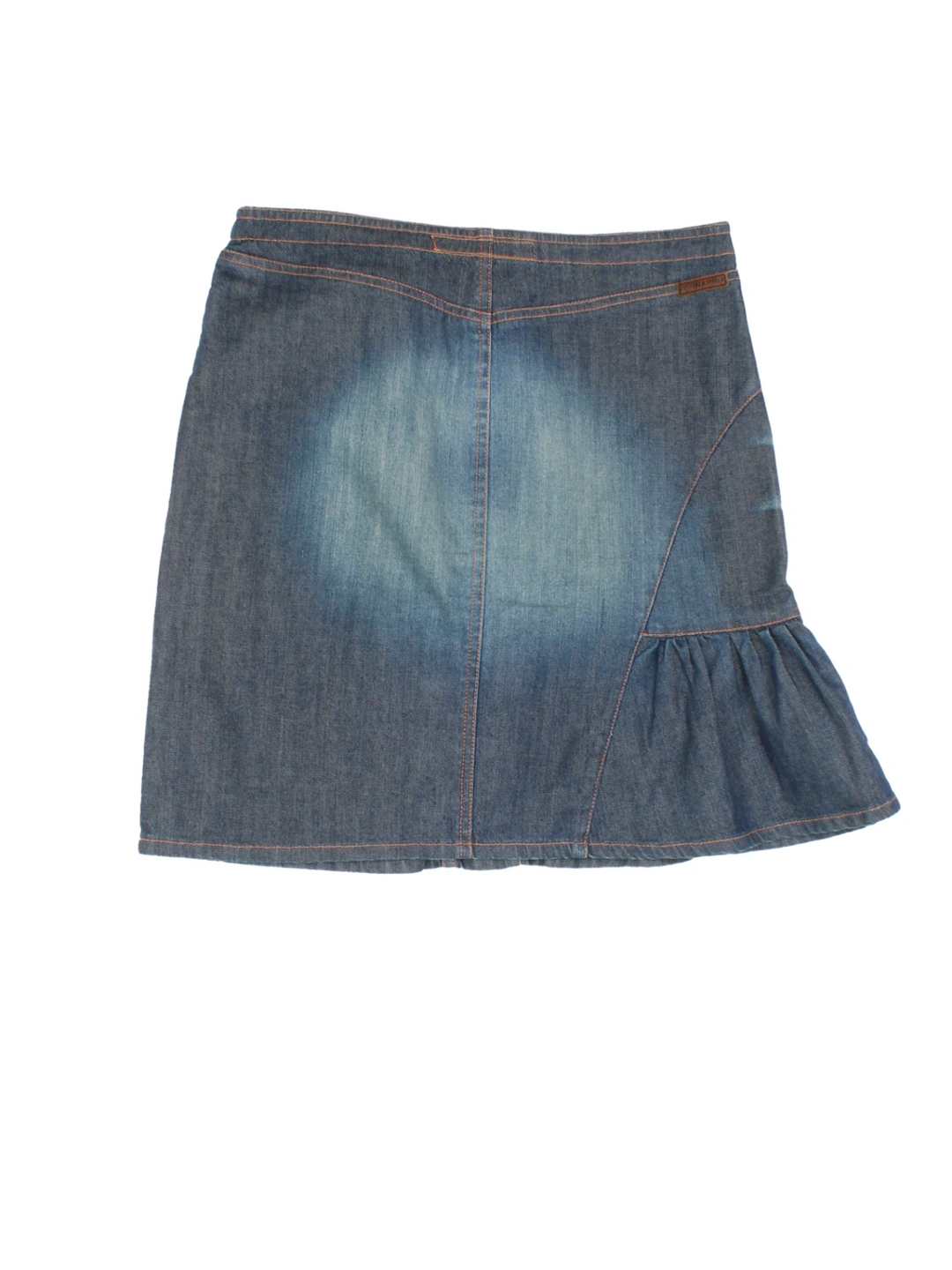 Y2K Denim Mini Skirt (Size M) - VintageFolk