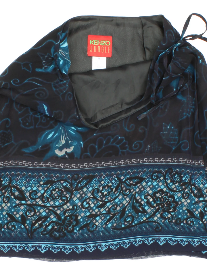 Kenzo Paisley Mini Skirt (Size XS) - VintageFolk