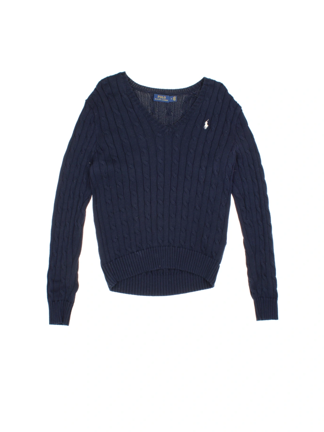 Ralph Lauren Cable Knit Jumper (Size M) - VintageFolk