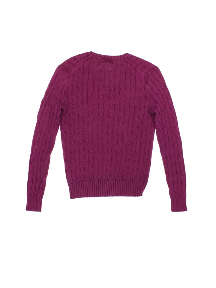 Ralph Lauren Cable Knit Jumper (Size S) - VintageFolk