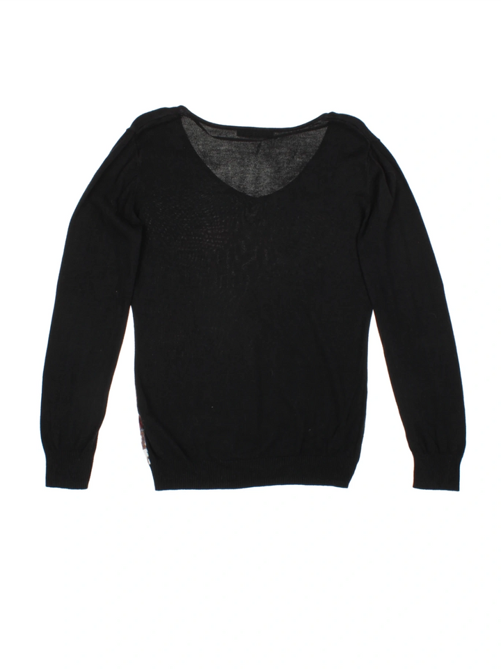 Y2K Desigual Butterfly Jumper (Size L) - VintageFolk