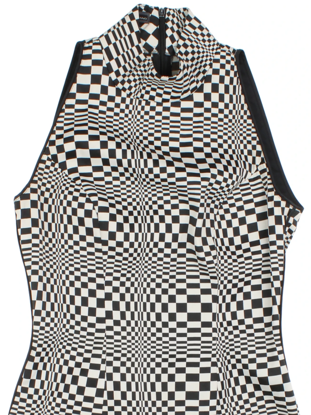 Y2K Checkerboard Mini Dress (Size XS) - VintageFolk