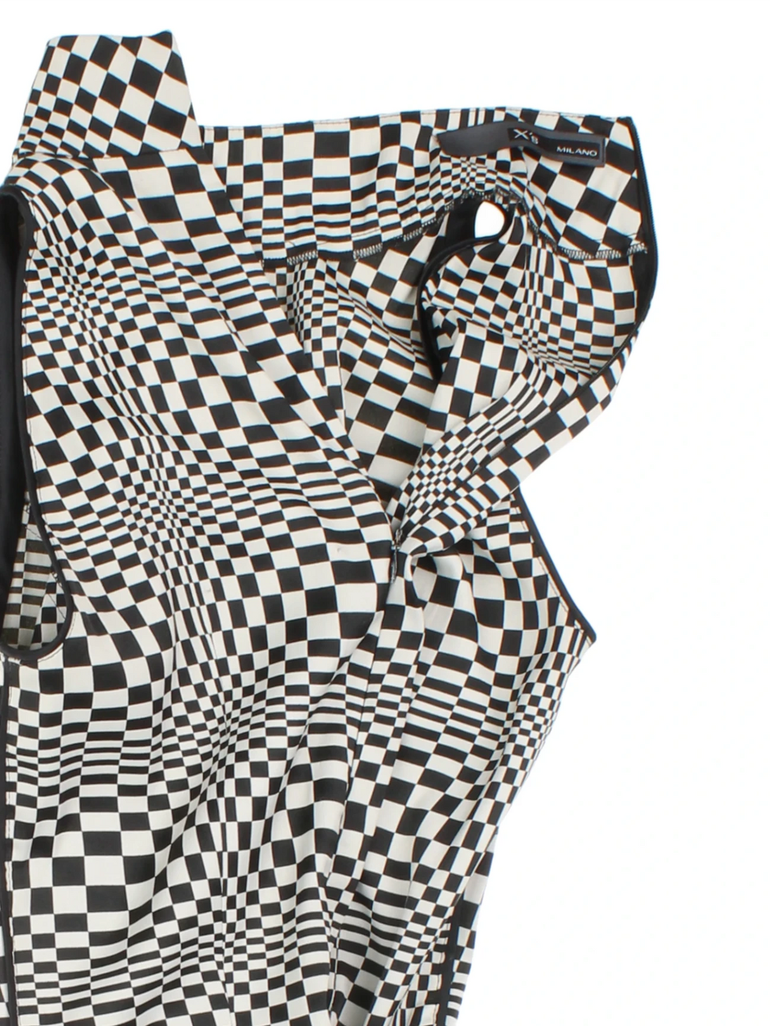 Y2K Checkerboard Mini Dress (Size XS) - VintageFolk